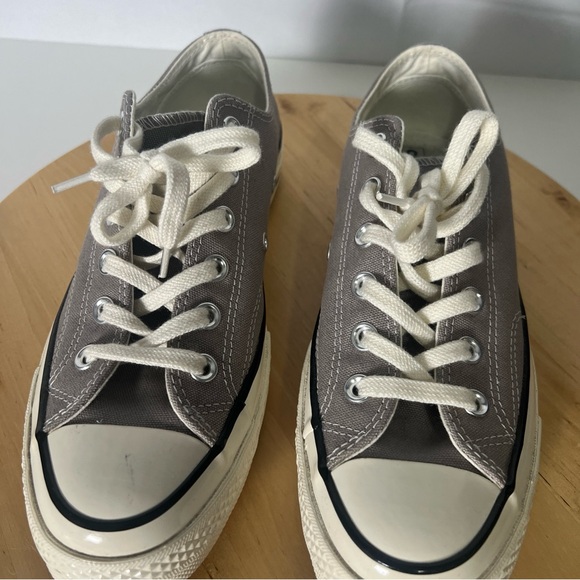 Converse Chuck Taylor All Star Classic Low Top Sneak Gray Unisex Men 6.5 W8.5 - Picture 3 of 12